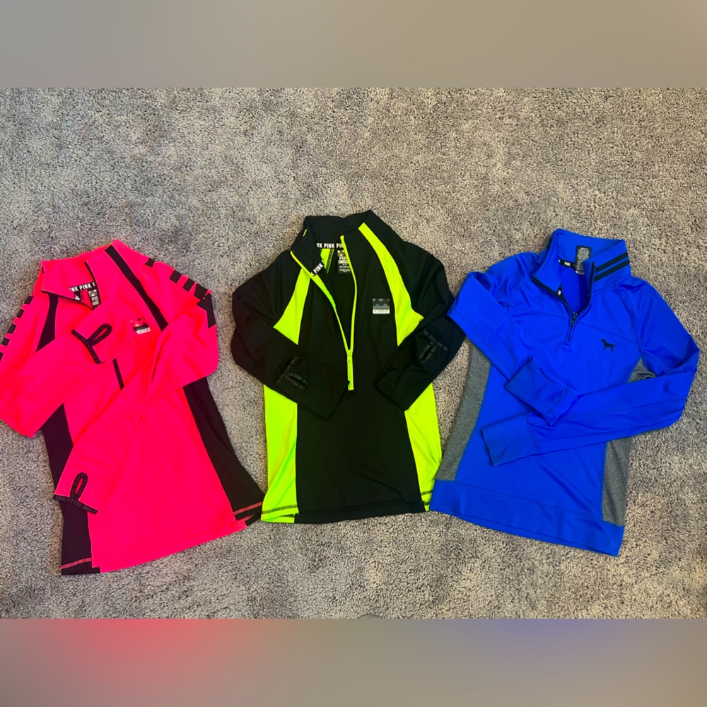 LOVE PINK ULTIMATE VS Half zip lot